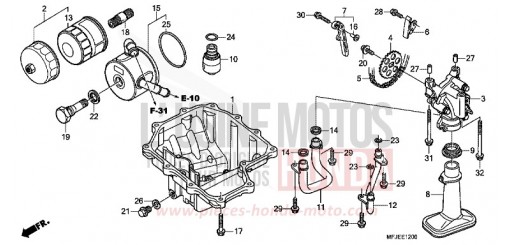 OIL PAN/OIL PUMP CBR600RAC de 2012
